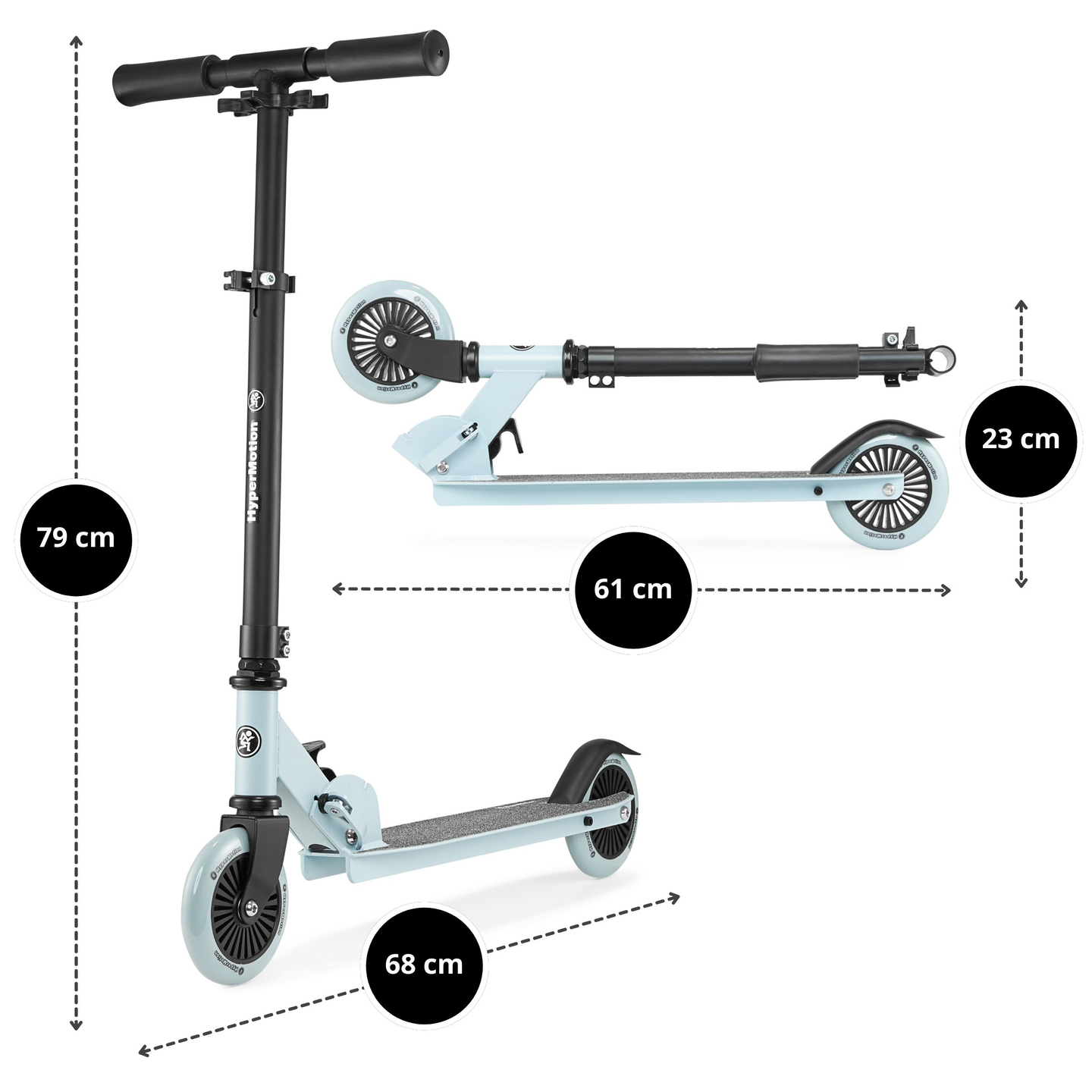 Divriteņu skrejritenis WILLY 3-8 gadi no HyperMotion - mint