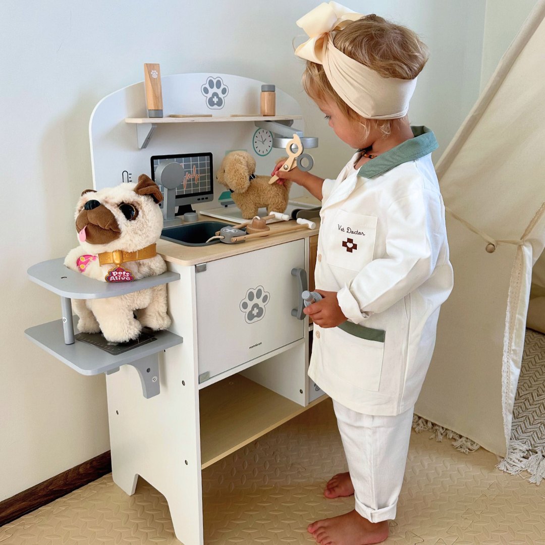 Dzīvnieku slimnīca - koka komplekts