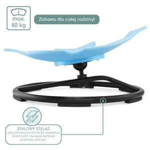 Mini karuselis bērniem Zivis - zils