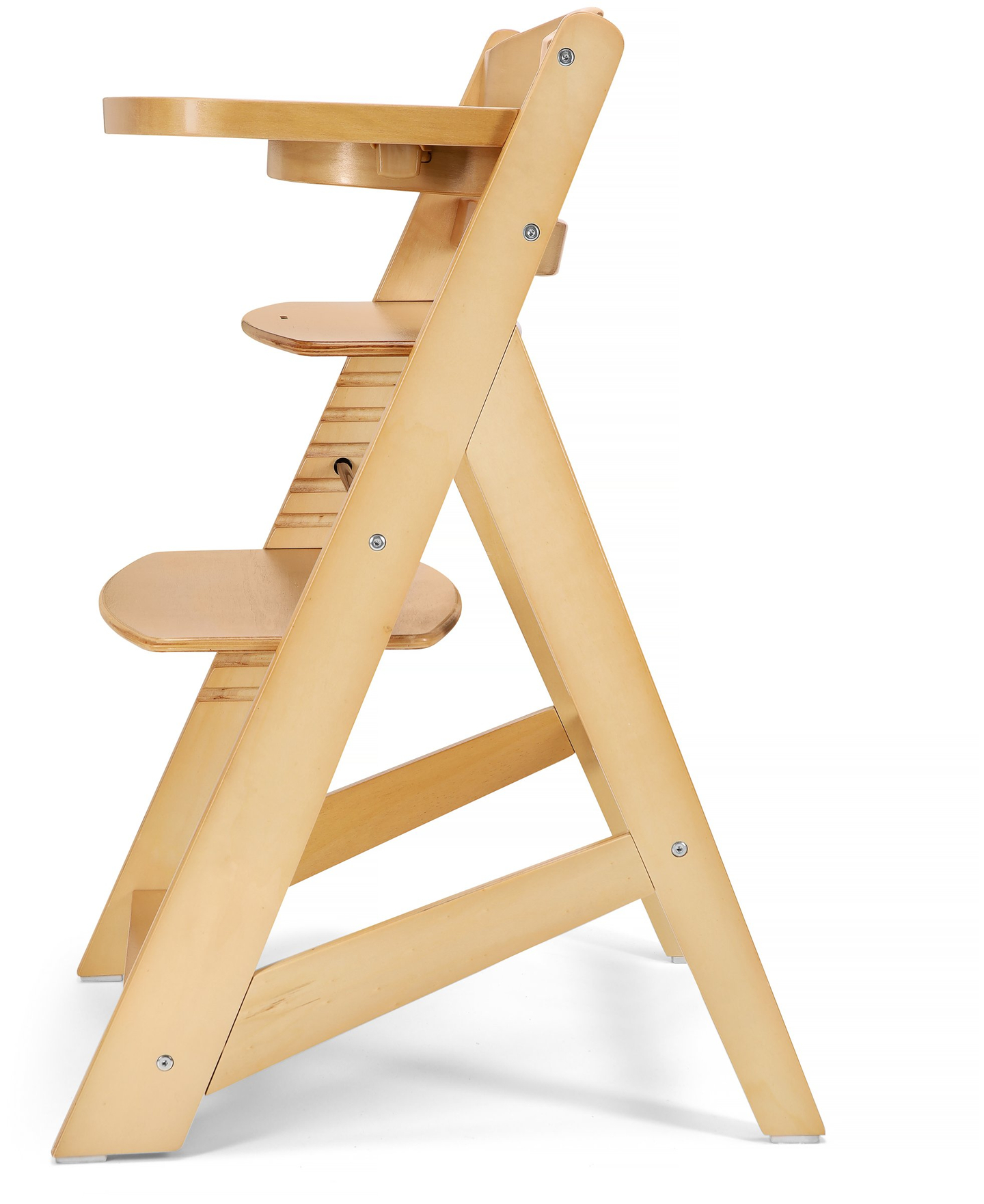 Koka barošanas krēsls Moby-System WOODY - dabīgā koka krāsa