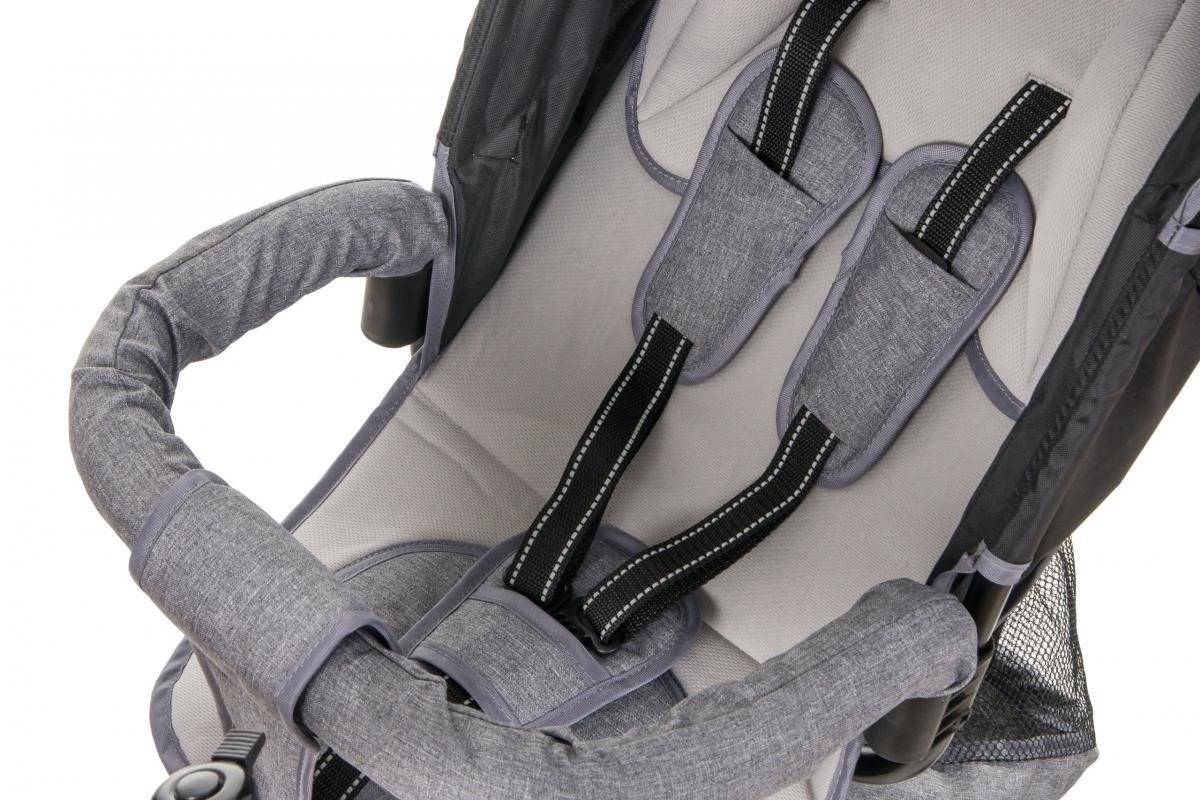 Tobi Velar trīsritenis + lietus plēve - pelēks