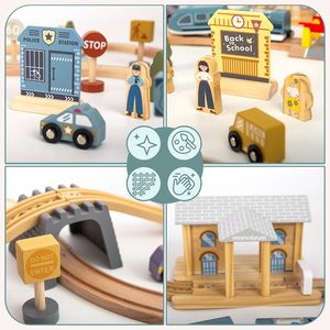 Koka pilsētas dzelzceļš ar elektrovilcienu - pārvietojamu celtni, kuģi, tiltiem