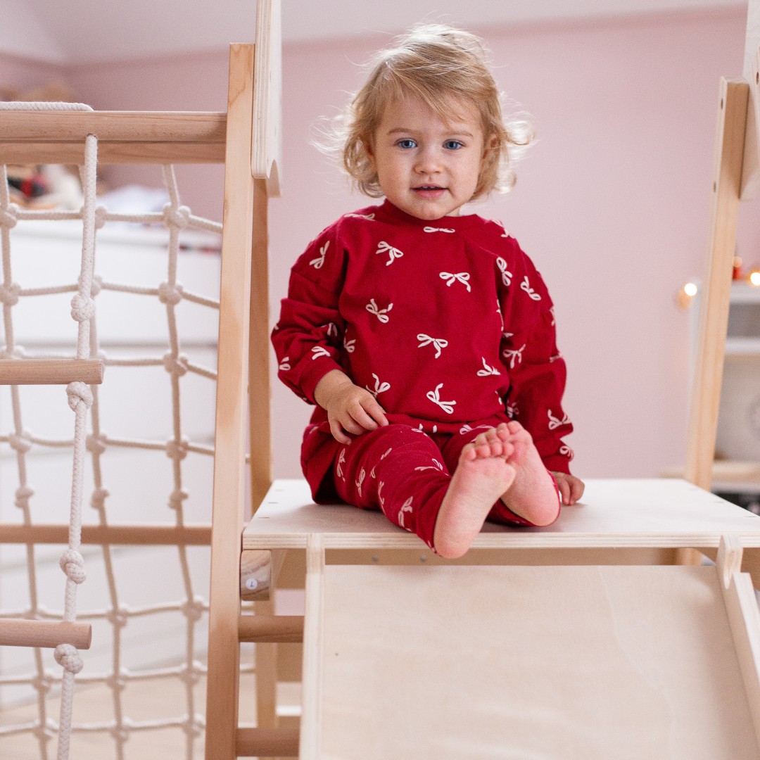 Koka mājas rotaļu laukums XL 5in1