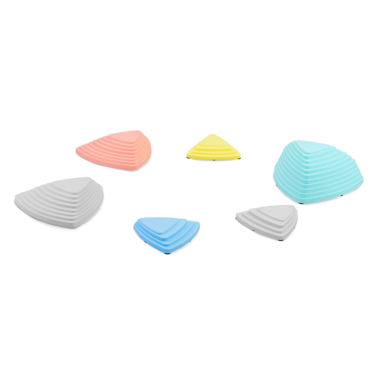 Krāsaini balansēšanas akmentiņi - 6 gab