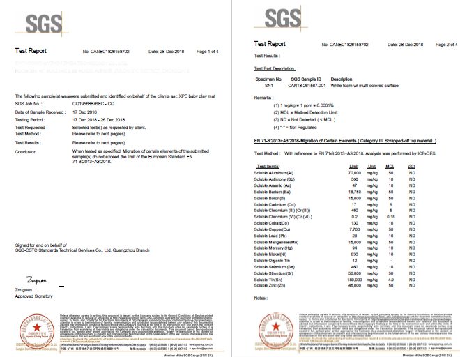 Divpusējs putuplasta paklājs XXL - salokāms 1 CM (mežs ar lācīti un zirgiem)