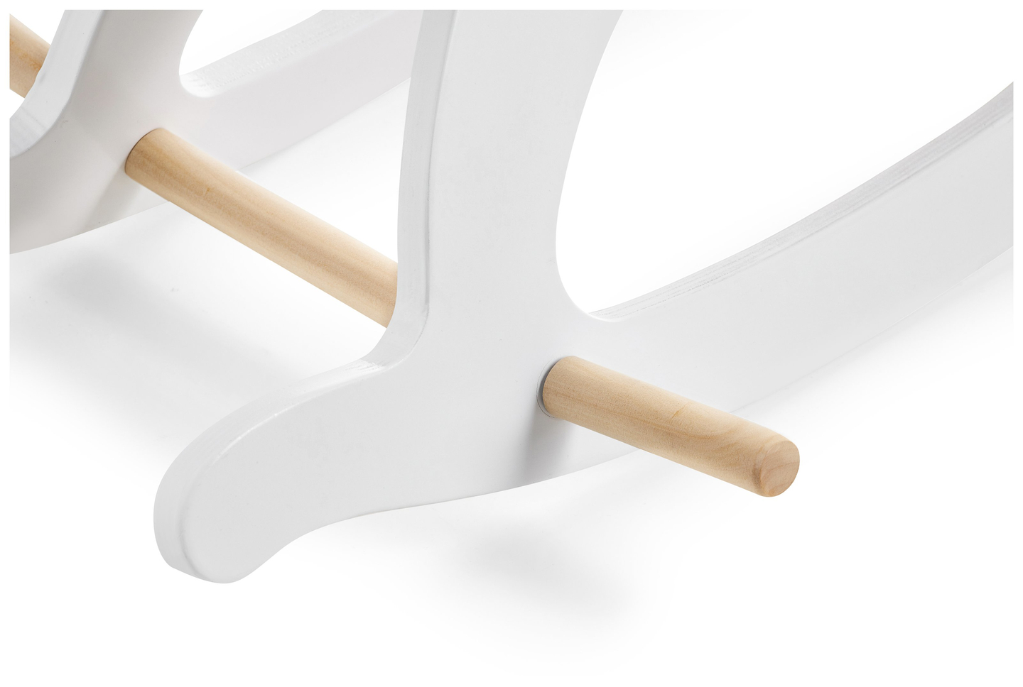 Koka šūpuļzirgs - balts - no 12 mēnešiem.