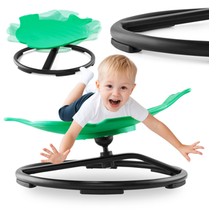 Mini bērnu karuselis Zivis - zaļa krāsa