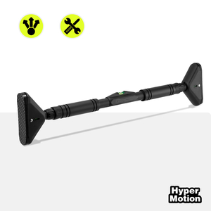 HyperMotion regulējams pievilkšanās stienis 70–100 cm, 200 kg, melns