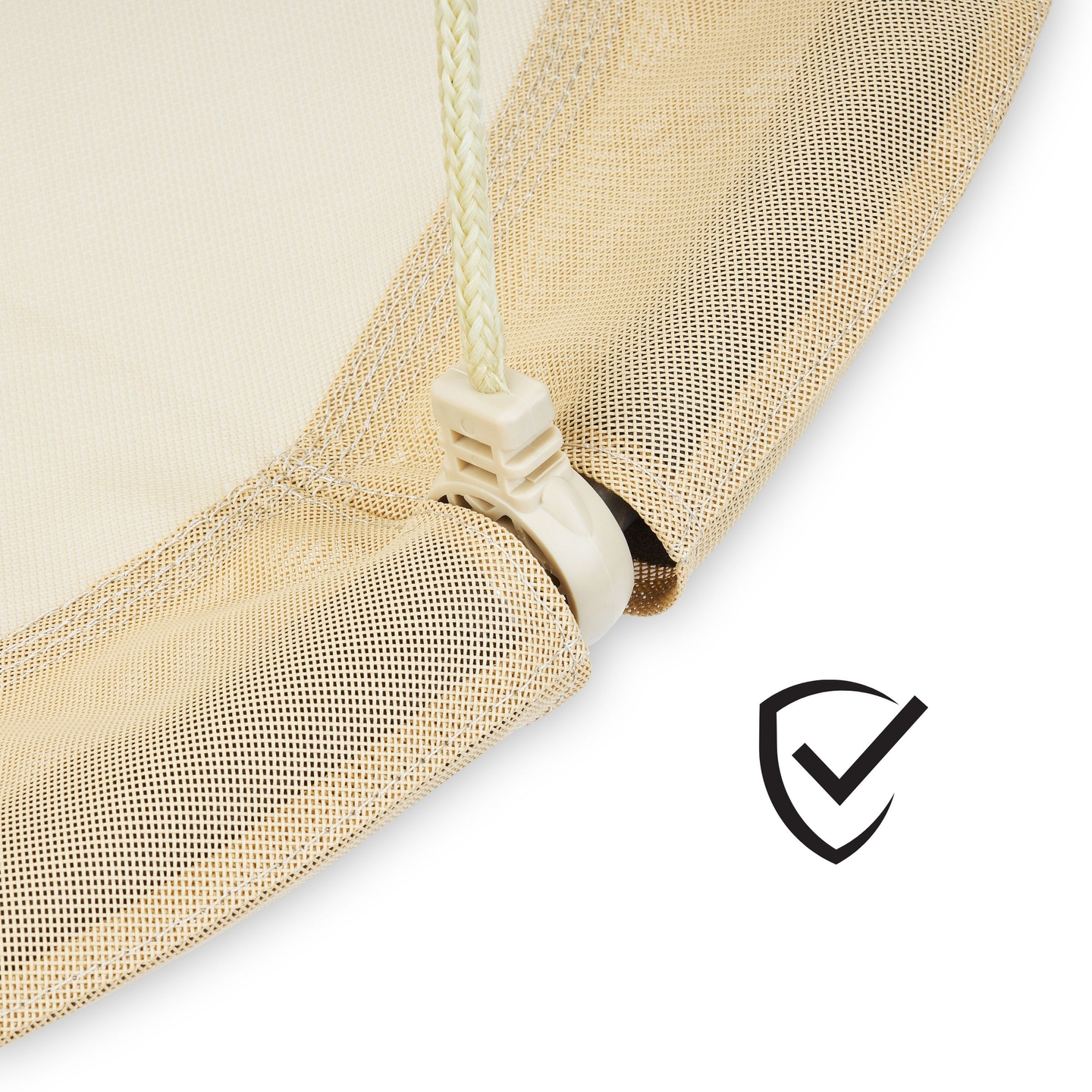 HyperMotion stārķa ligzdas šūpoles - 100 cm diametrs, bēša bordo krāsa