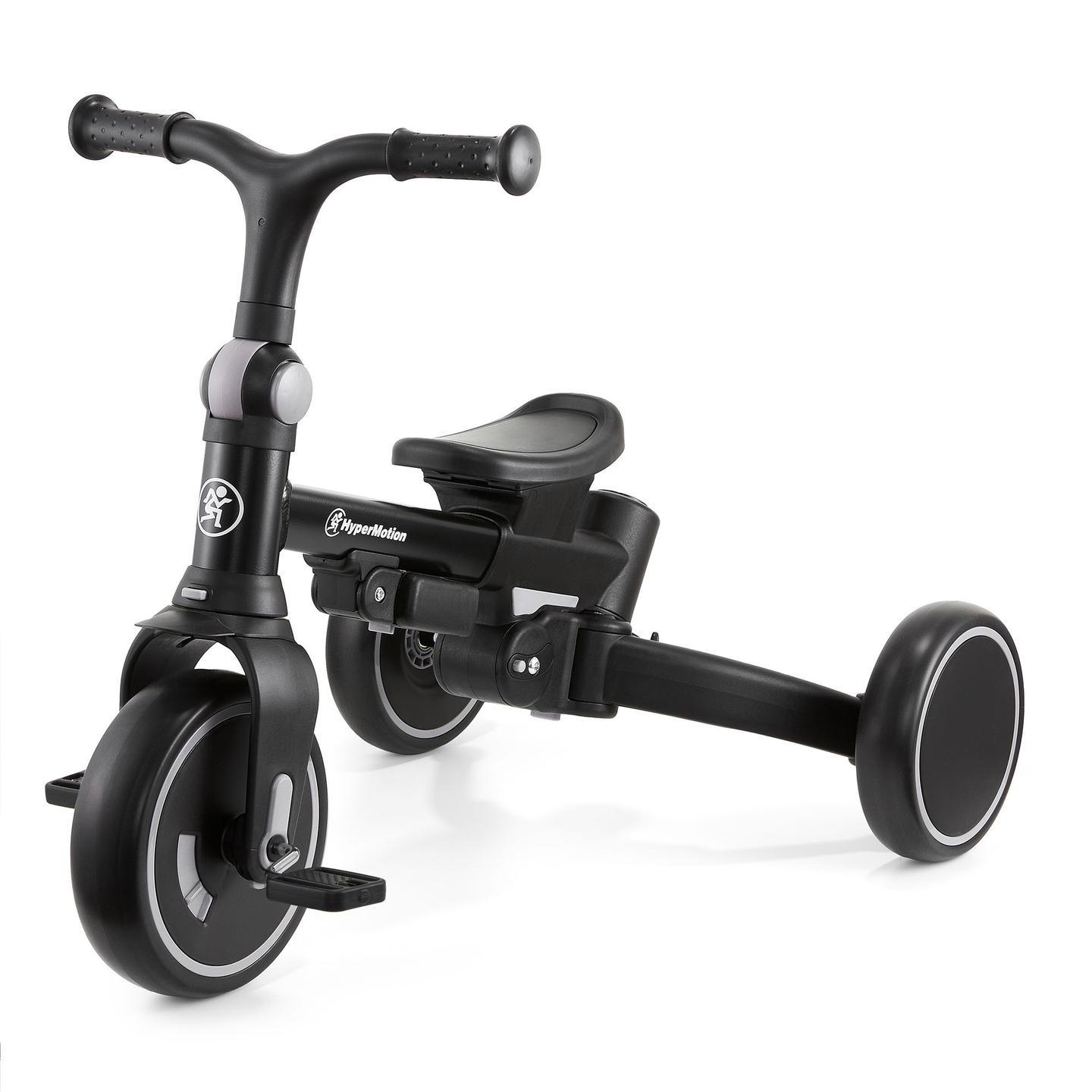 8in1 daudzfunkcionāls trīsritenis TOBI FOREST - pelēks