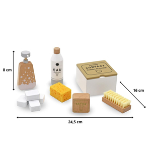 Koka tīrīšanas komplekts bērniem - 10 vienības