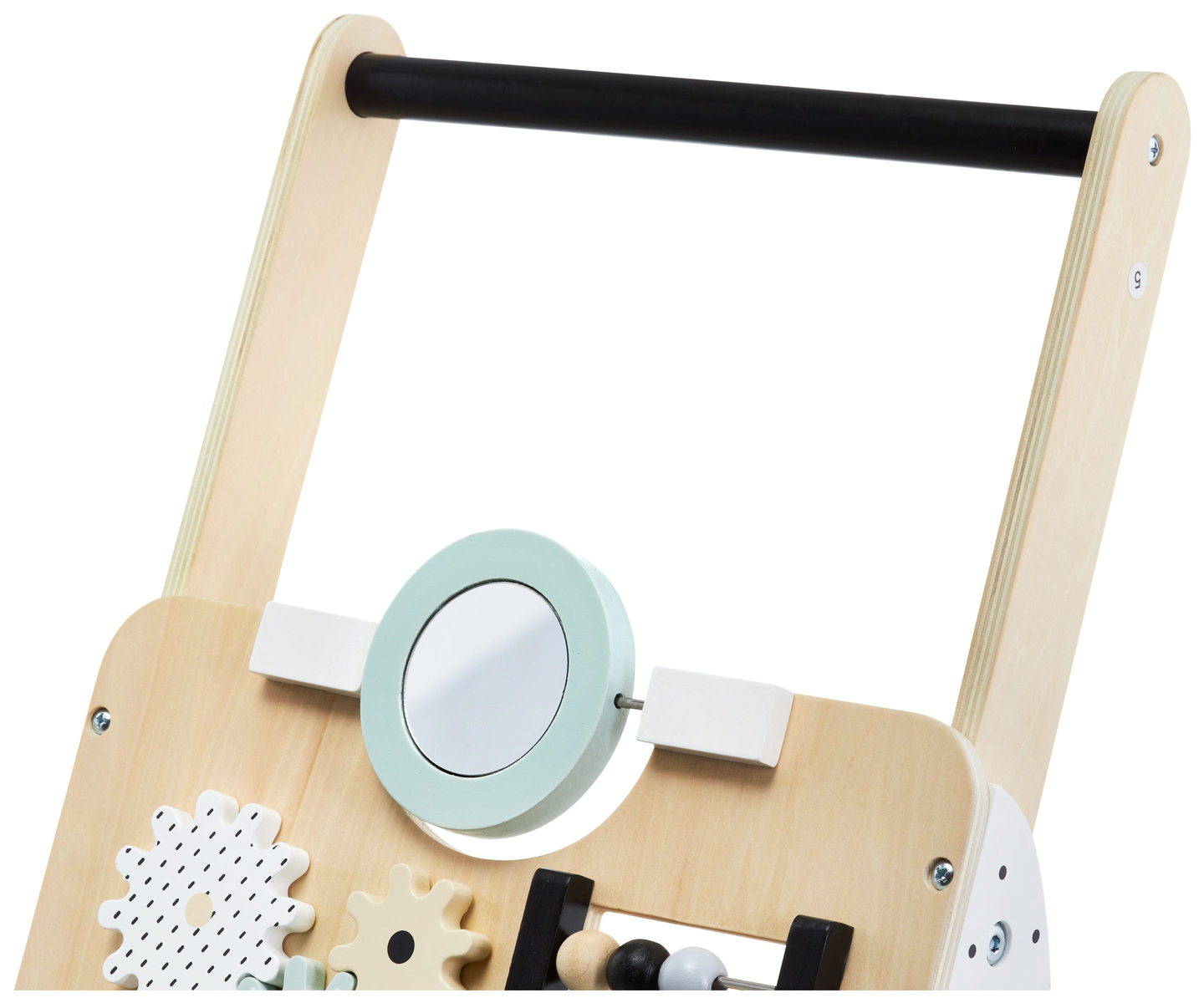 Koka, izglītojošs bērnu staigulītis / bērnu ratiņi - manipulatīvais dēlis