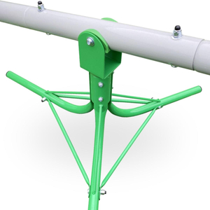 Divi vienā šūpoles dārza šūpoles, 2 personu līdzsvara baļķis ar 360 grādu karuseļa funkciju