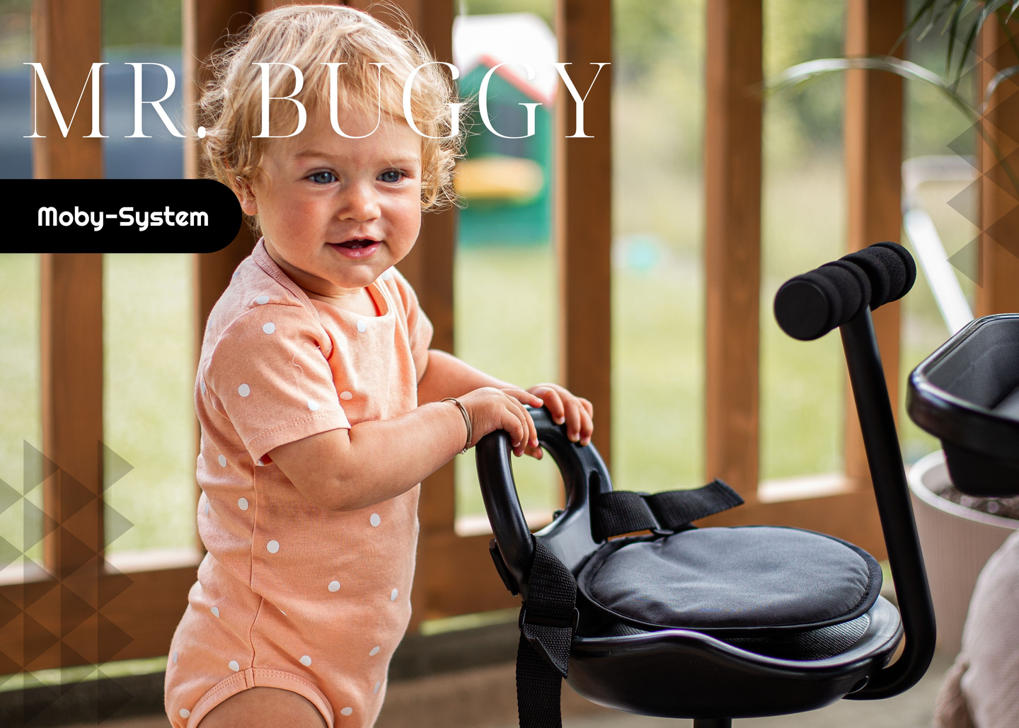 MR BUGGY ratiņkrēsla pagarinājums ar sēdekli - LED riteņi