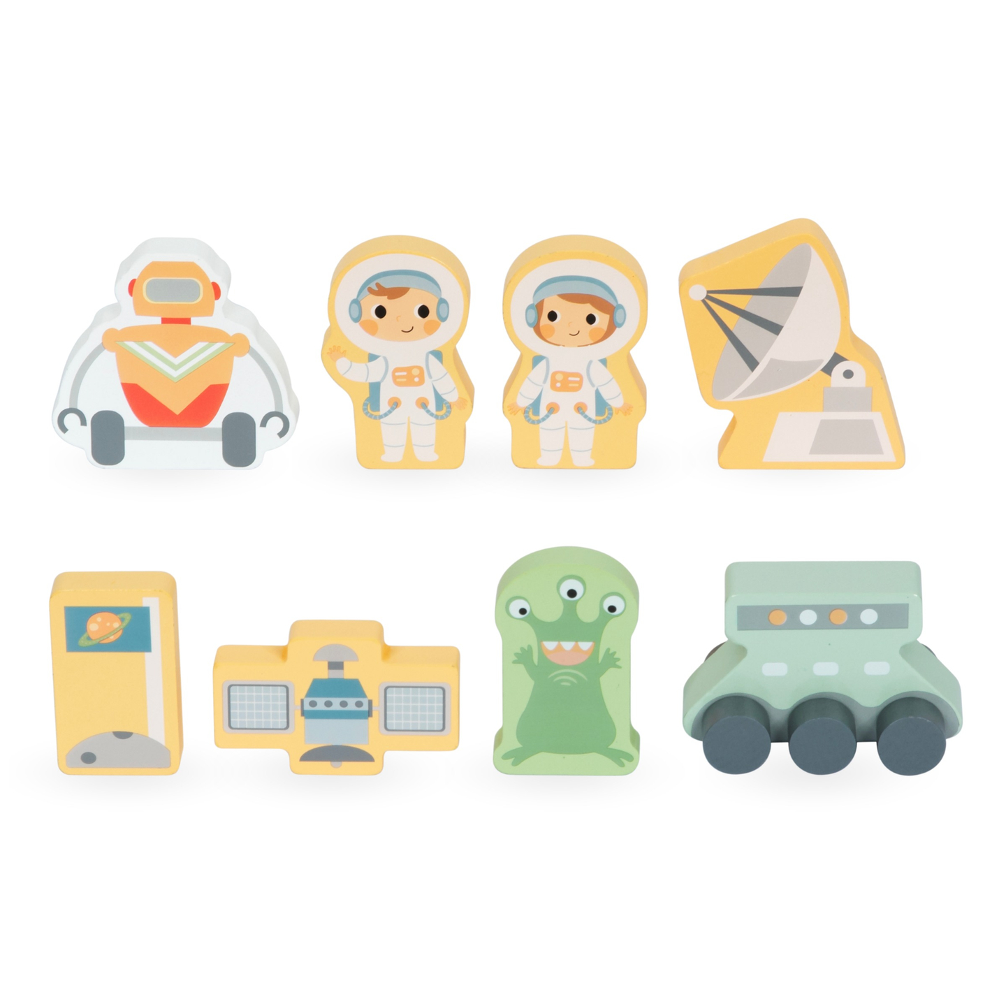 Liela koka kosmosa raķete ar liftu un piederumiem - XXL