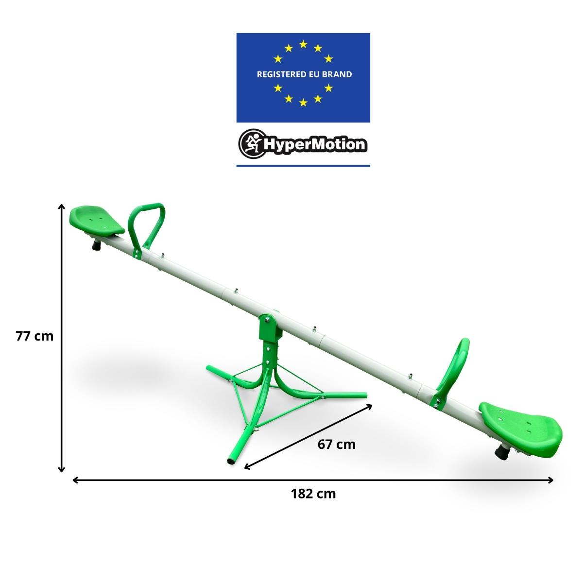 Divi vienā šūpoles dārza šūpoles, 2 personu līdzsvara baļķis ar 360 grādu karuseļa funkciju