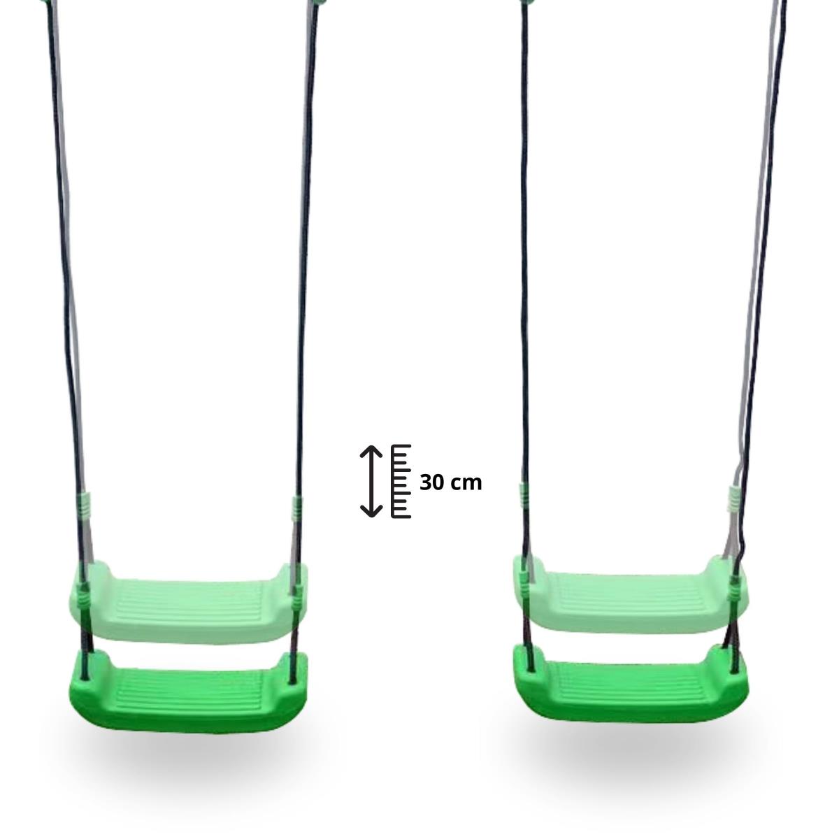 6 cilvēku bērnu šūpoles - dārza rotaļu laukums