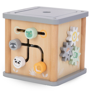 Montessori koka izglītojošais kubs - motoriskā cilpa