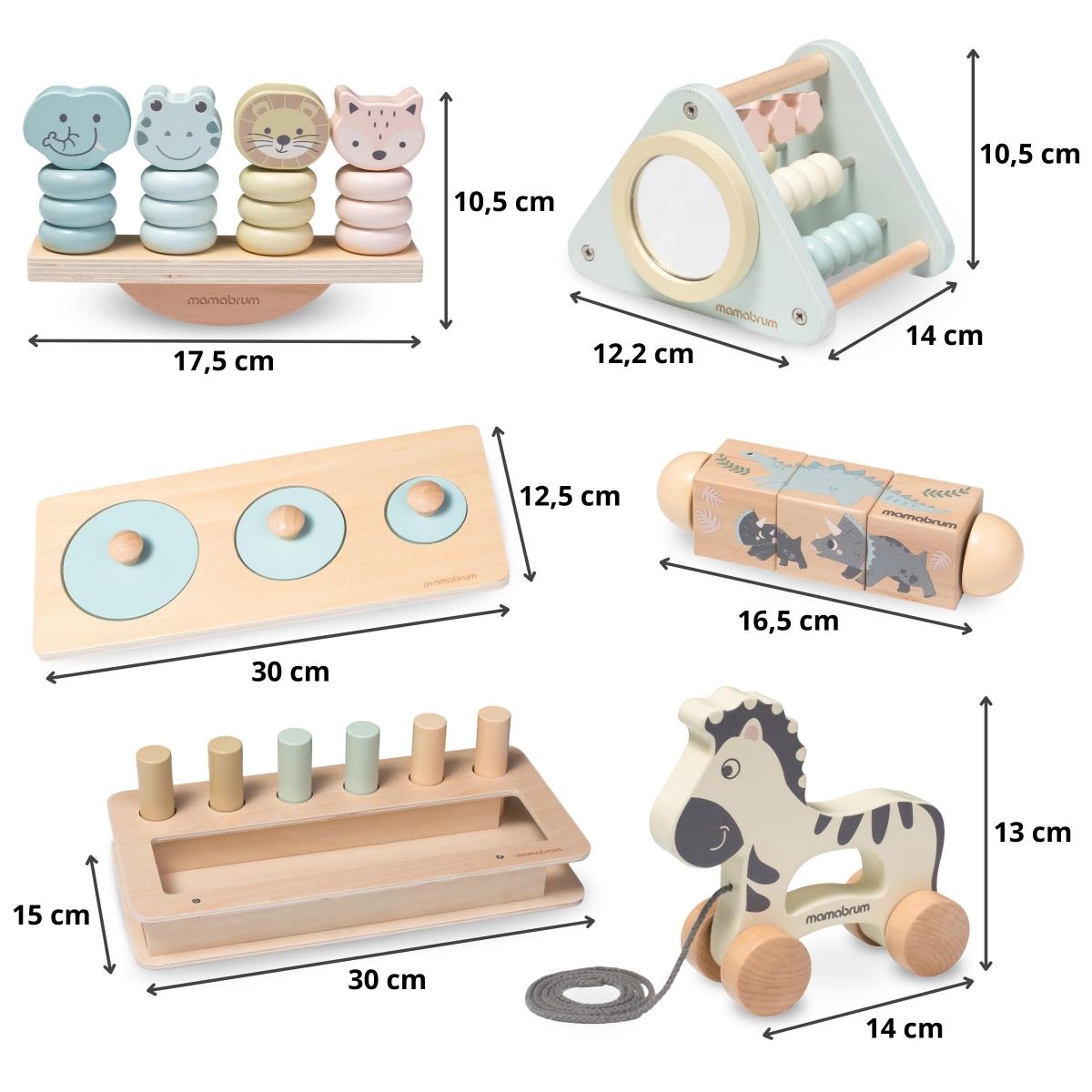 Montessori rotaļlietu komplekts bērnam no 19 līdz 24 mēnešiem
