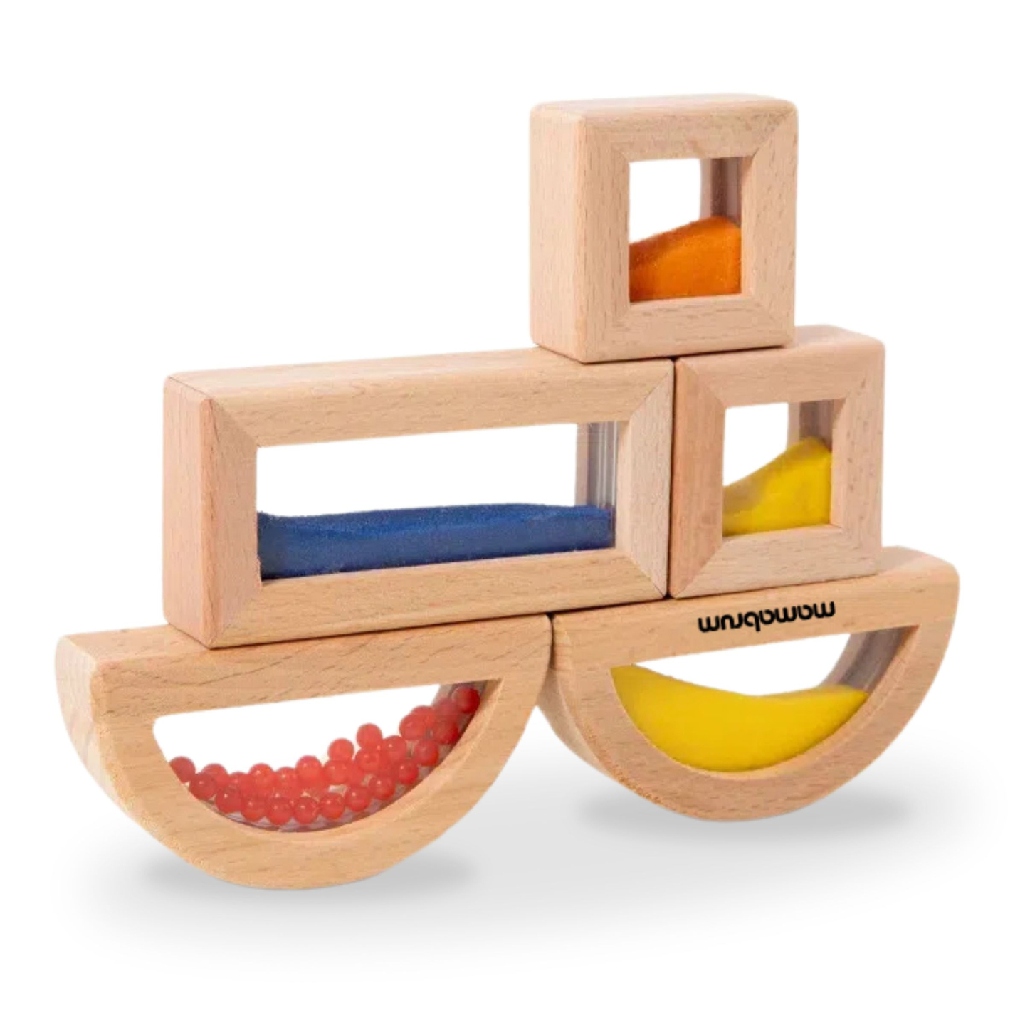 Koka sensoro klucīšu komplekts ar dažādiem pildījumiem - 15 gab