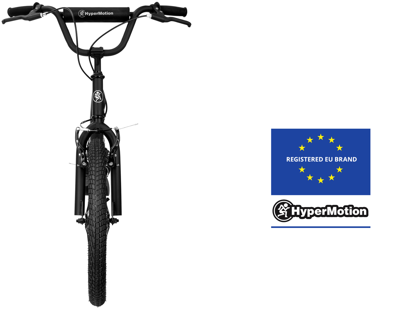 HyperMotion RIVA pilsētas skrejritenis ar 50 cm un 40 cm piepūšamiem riteņiem