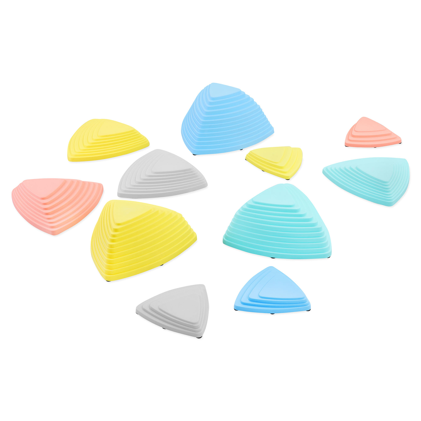 Krāsaini balansēšanas akmentiņi - 11 gab