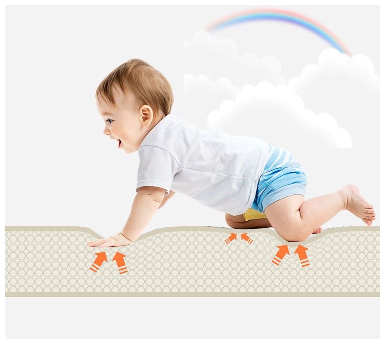 Divpusējs putuplasta paklājs XXL - rullis 2 CM (ceļš un līkloči)