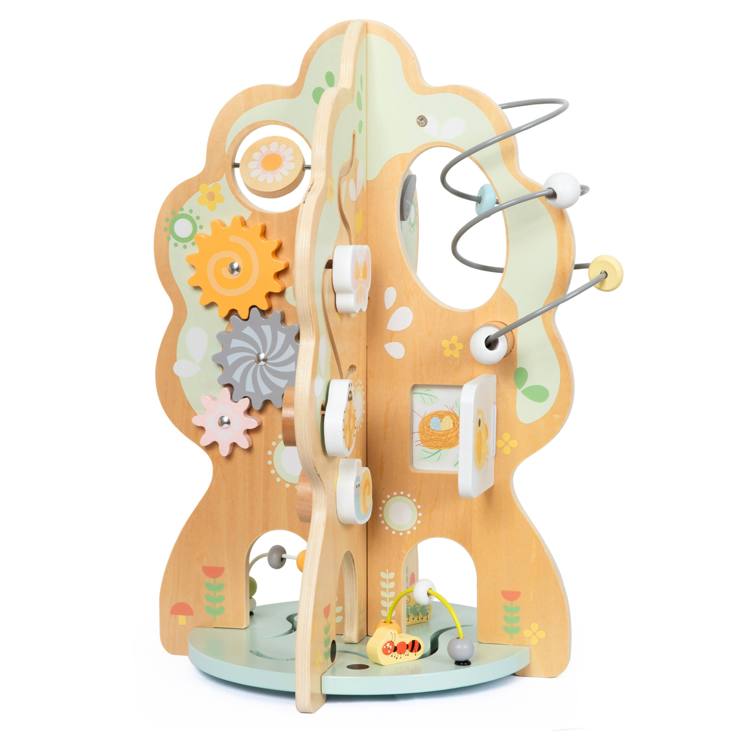 Koka izglītojoša rotaļlieta 10 vienā - daudzfunkcionāls koks