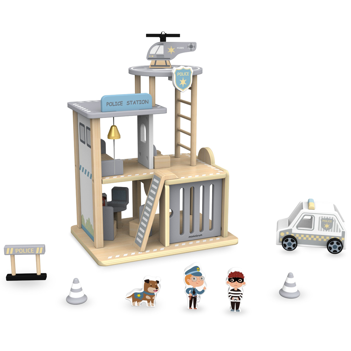 Koka policijas iecirknis ar piederumiem