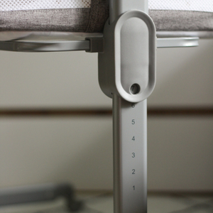 Pagarināmā gultiņa Moby-Sistēma LUNA 3in1 - pelēka