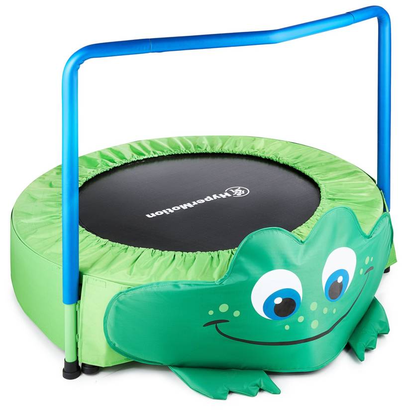 Frog - mini batuts bērniem - ar rokturi - maksimālais svars 50 kg - 91 cm - mājai un dārzam